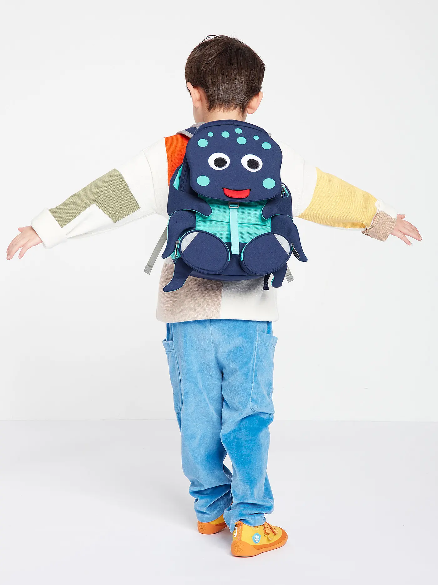 AFFENZAHN | Kinder Rucksack Großer Freund - Oktopus | 